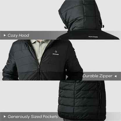 Heated Jacket for Women with Battery Pack